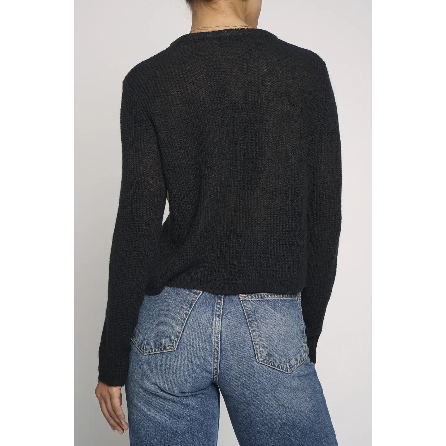 Tie Front Cardigan in Black - Jaunts Boutique