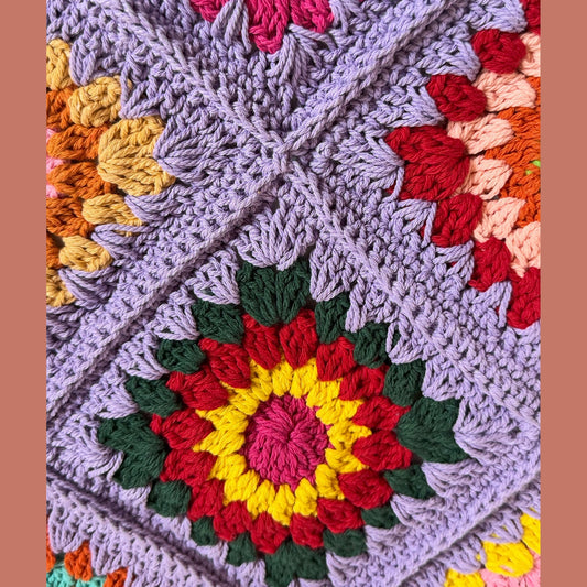 Multi Color Macrame Shoulder Bag