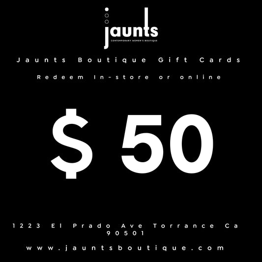Jaunts Boutique Gift Cards