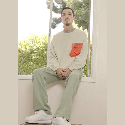 Homme Oversize Sweater in Green