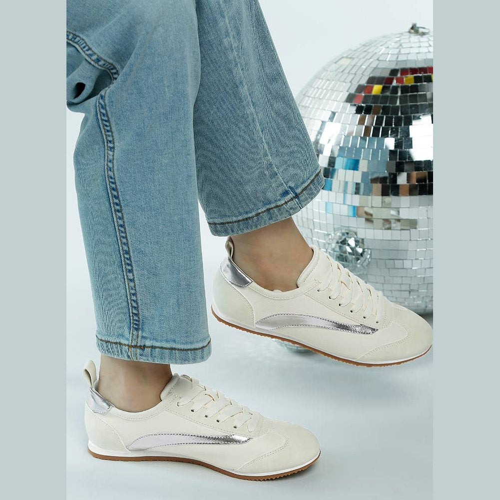 Moomba Lace Up Sneakers - White