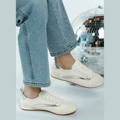 Moomba Lace Up Sneakers - White