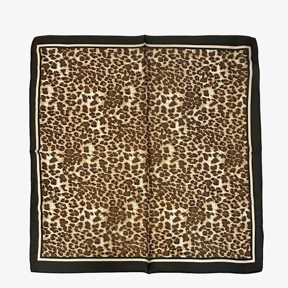 Leopard Square Scarf