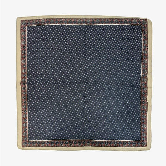 Dotted Decorative Print Border Bandana Unisex Scarf