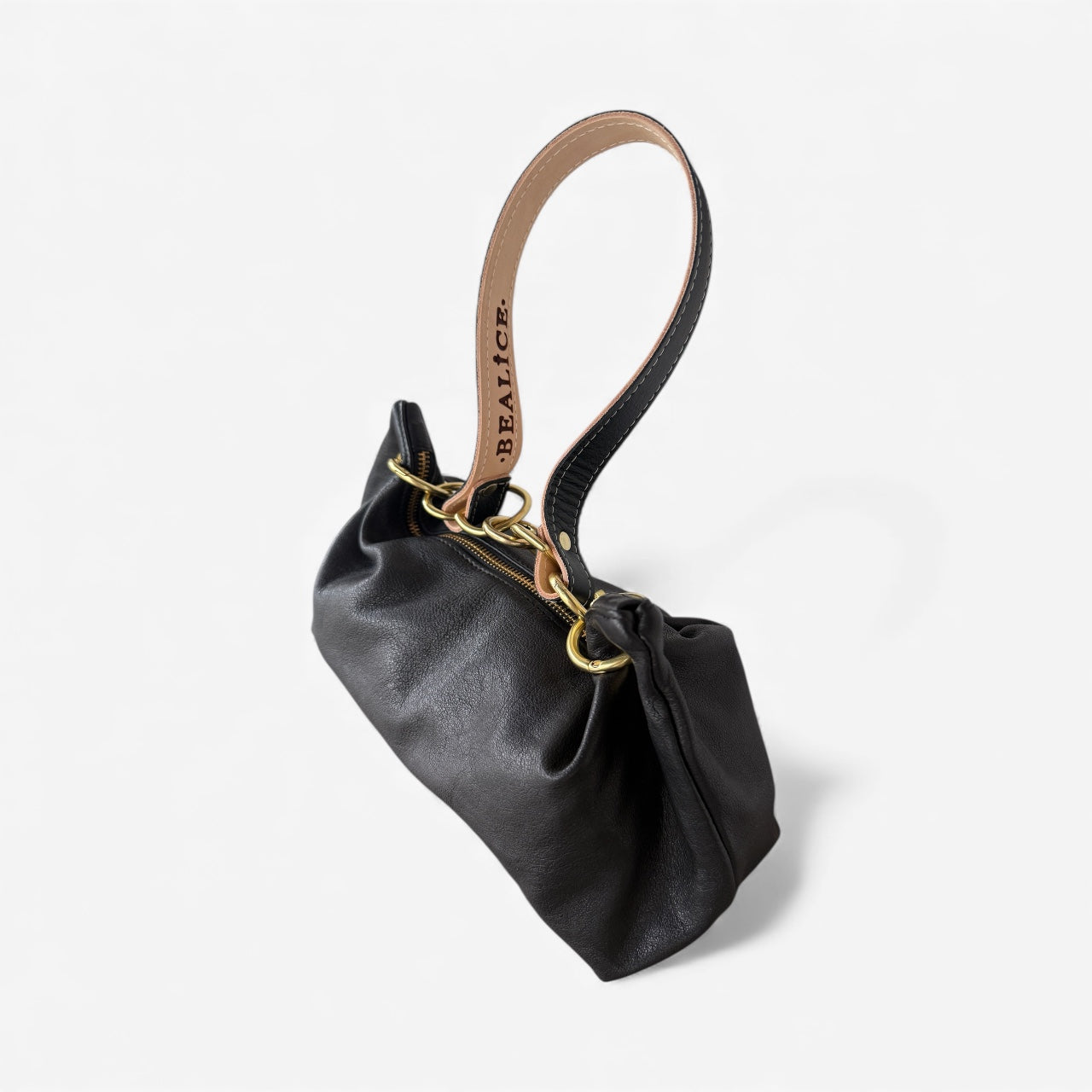 Blair-East West Shoulder Bag, Black Leather. Website exclusive · Ships direct!