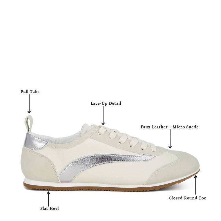 Moomba Lace Up Sneakers - White