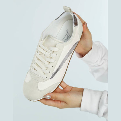 Moomba Lace Up Sneakers - White