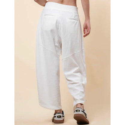 Kama Flap Pocket Wide Leg Pants in White, Oat and Navy