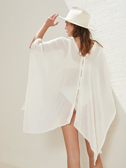 Ava Kimono Kaftan - White Stripes. Website exclusive · Ships direct!