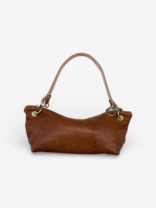 Blair-East West Shoulder Bag, Brown Leather. Website exclusive · Ships direct!