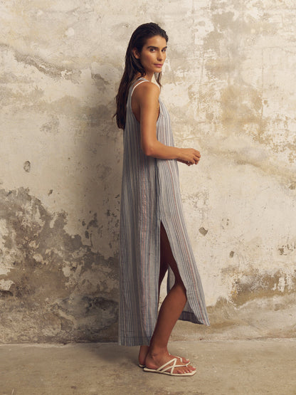 Day Break Cover-Up Dress - Navy With Stripes - Website exclusive · Ships direct!