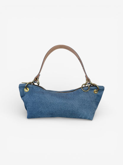Blair-East West Shoulder Bag, Denim Leather. Website exclusive · Ships direct!