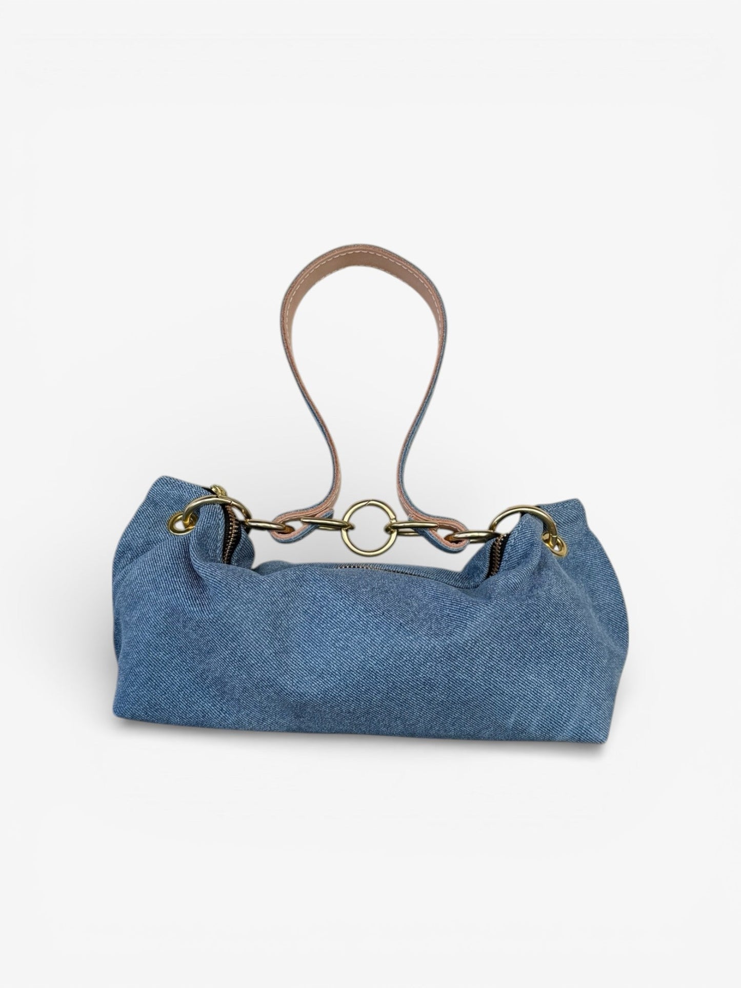 Blair-East West Shoulder Bag, Denim Leather. Website exclusive · Ships direct!