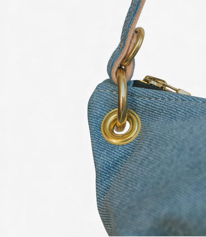 Baby Blair-East West Shoulder Bag, Denim Leather. Website exclusive · Ships direct!