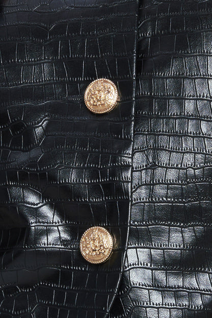 AT THE START FAUX LEATHER BOLERO JACKET. Website exclusive · Ships direct!