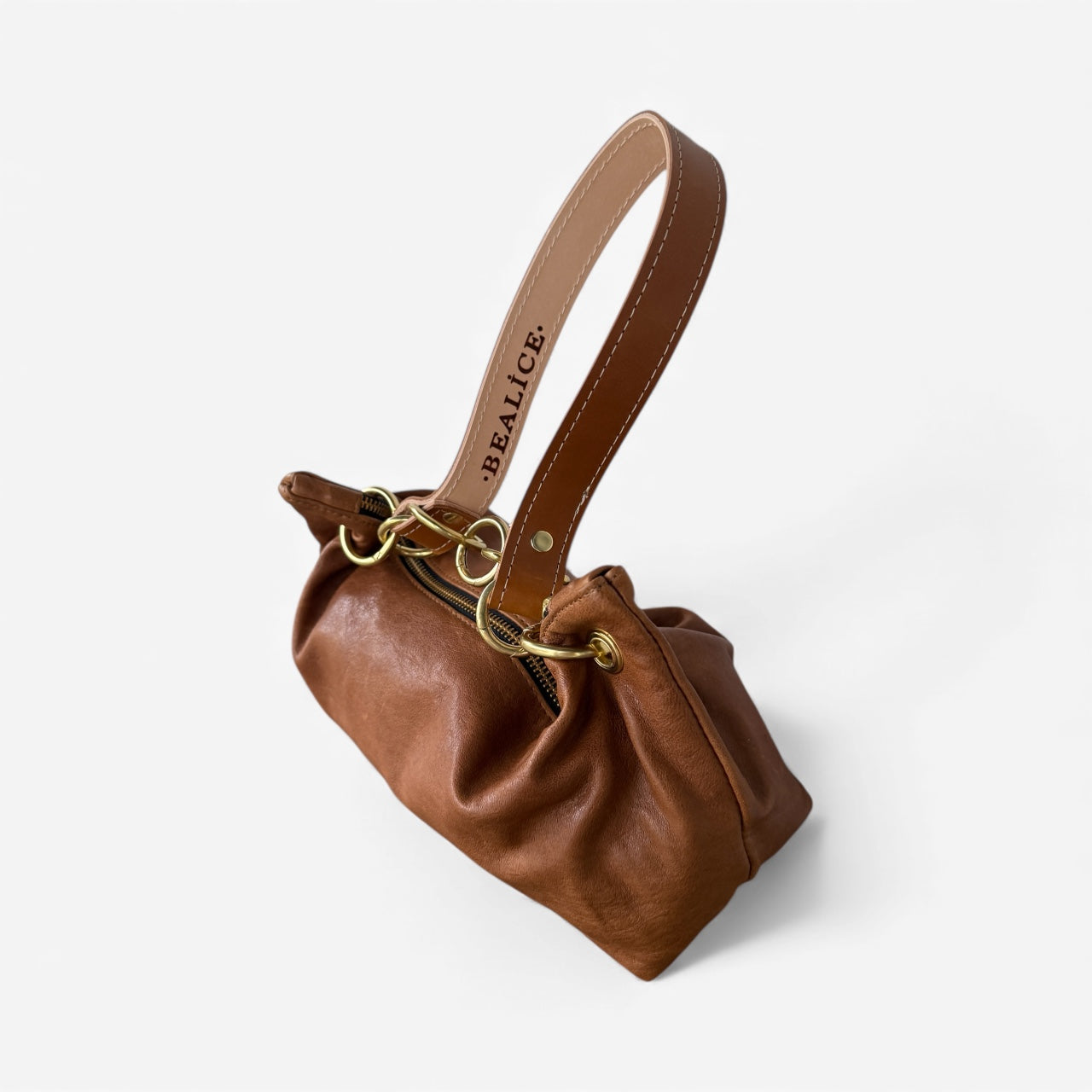 Blair-East West Shoulder Bag, Brown Leather. Website exclusive · Ships direct!