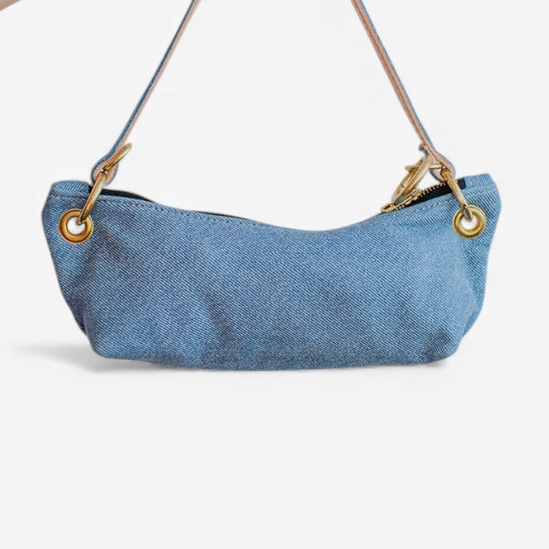 Baby Blair-East West Shoulder Bag, Denim Leather. Website exclusive · Ships direct!
