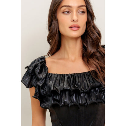 ANGEL EYES COATED WOVEN JUMPSUIT. Website exclusive · Ships direct!