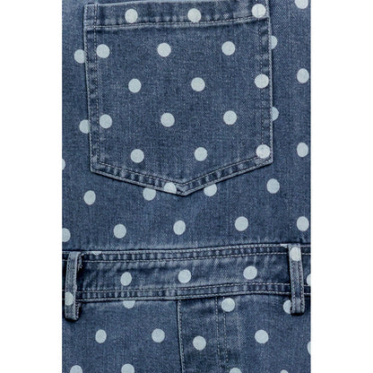 EVERYDAY POLKA OVERALL DENIM JUMPSUIT. Website exclusive · Ships direct!