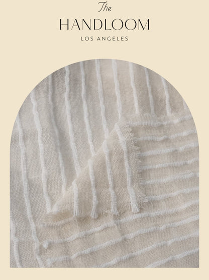 Ava Kimono Kaftan - White Stripes. Website exclusive · Ships direct!