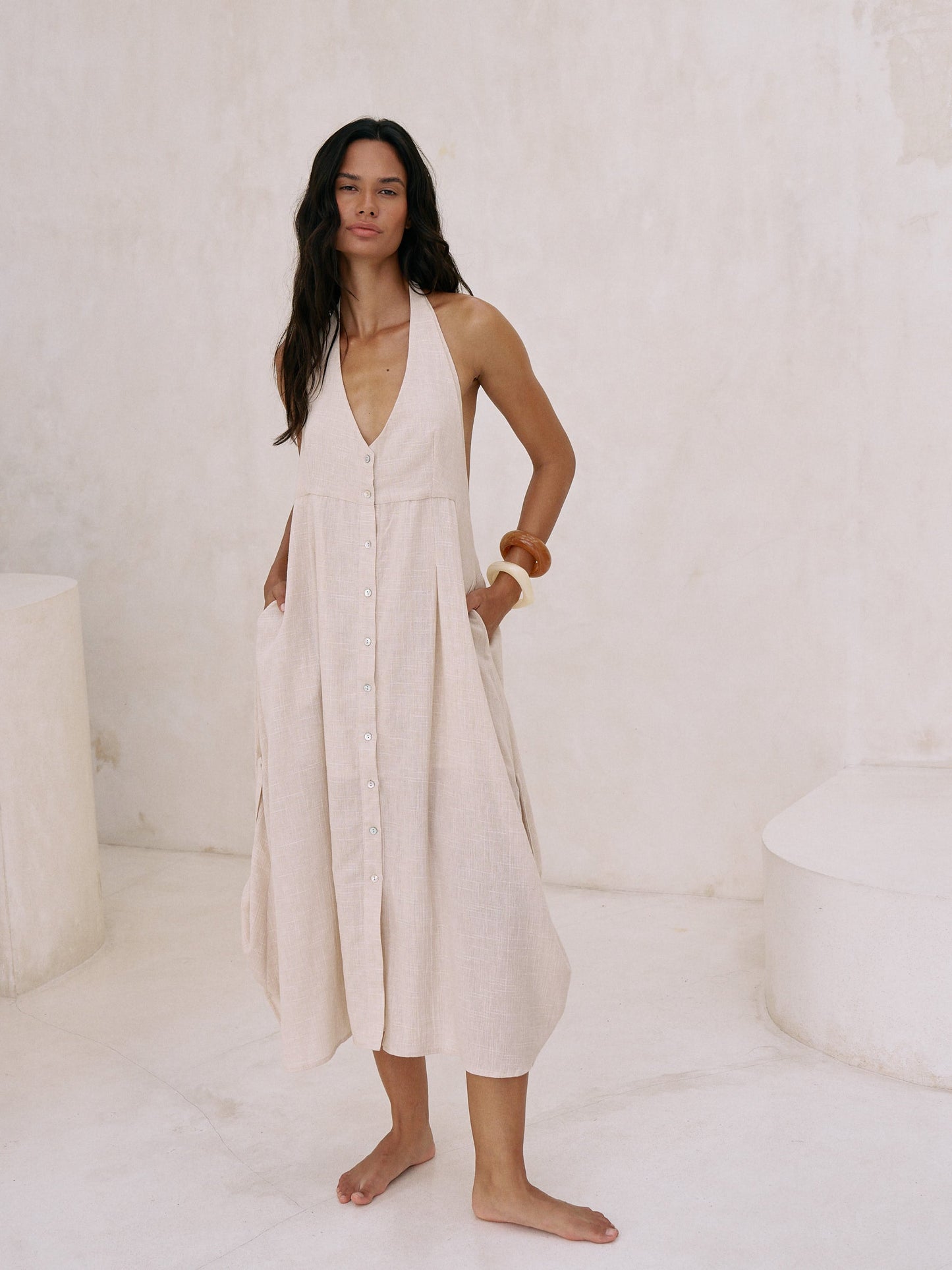 Sahara Sun Maxi Dress - Natural - Website exclusive · Ships direct!