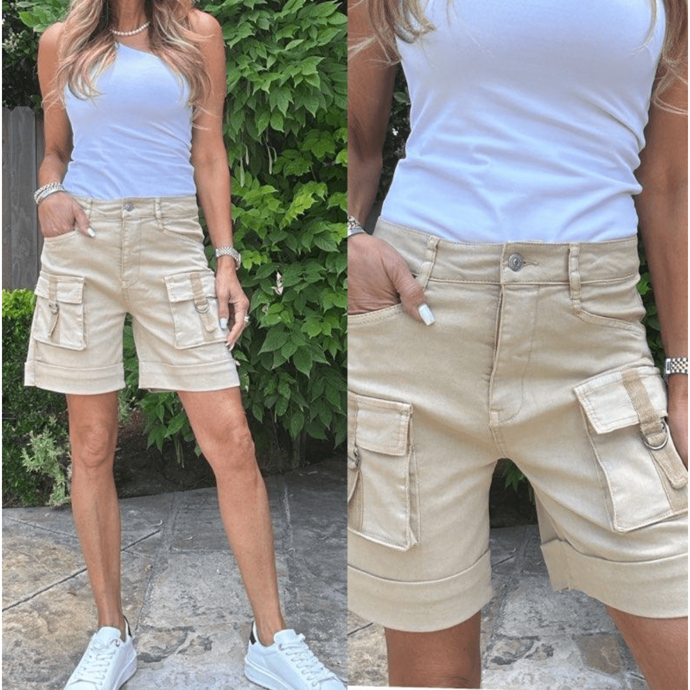 Bevy Flog KIM Cargo Shorts - Jaunts Boutique 
