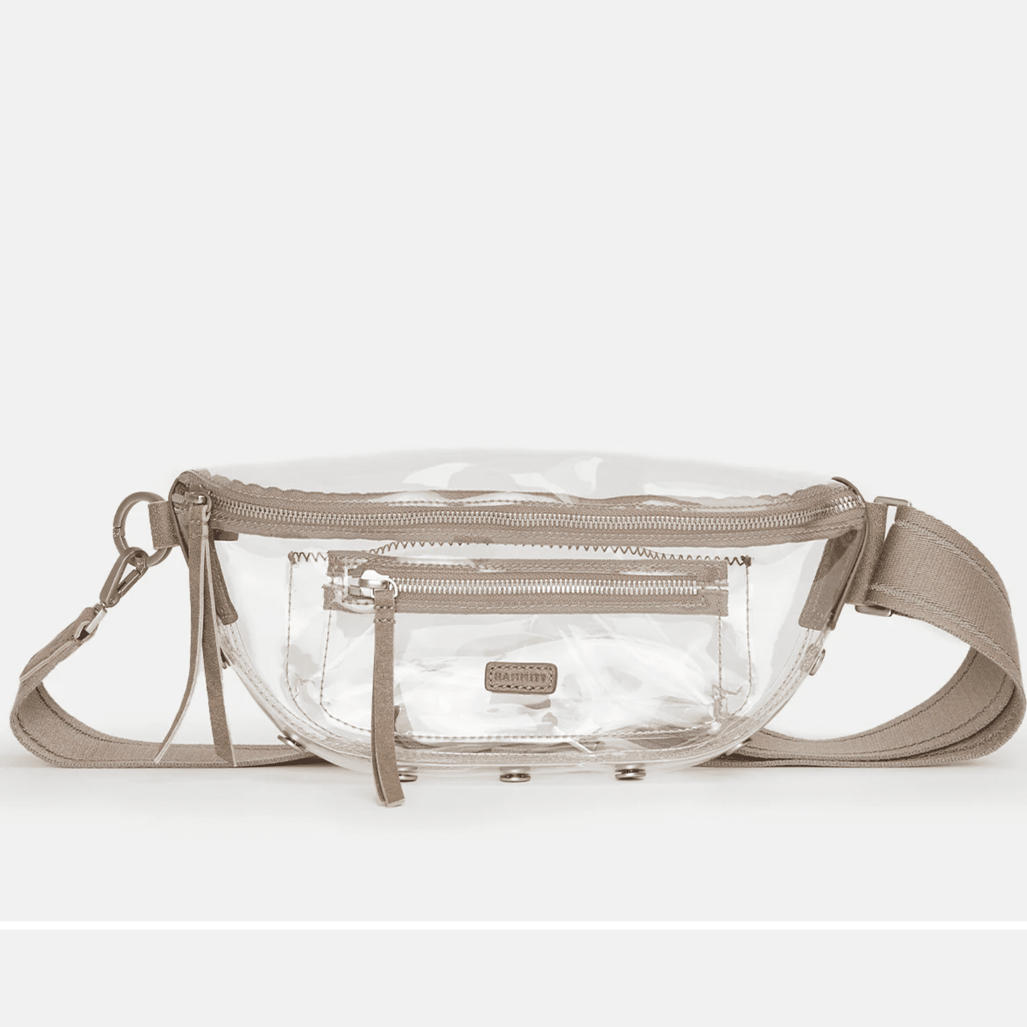 Hammitt Charles Crossbody Bag Clear - Pewter/Brushed Silver - Jaunts Boutique 