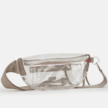 Hammitt Charles Crossbody Bag Clear - Pewter/Brushed Silver