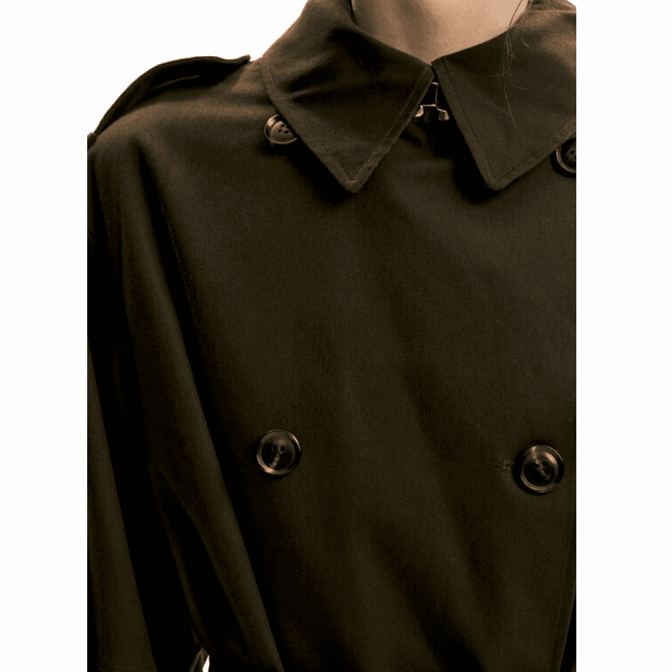 Desigual Oversized Belted Trench Coat - Khaki - Jaunts Boutique 