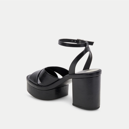 Coming Soon! Dolce Vita Platform Laisha Heels in Midnight Crinkle - Jaunts Boutique 