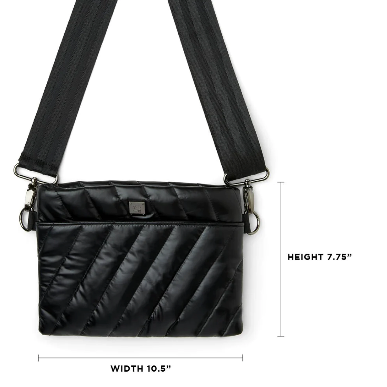 Think Royln Diagonal 2.0 Bum Bag in Black Pearl - Jaunts Boutique 