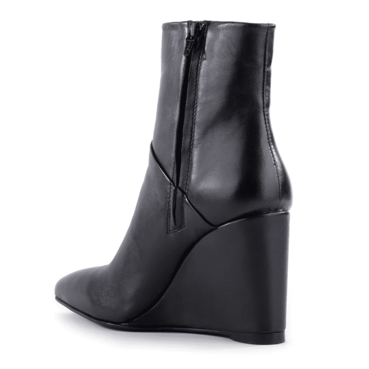 Seychelles Only Girl Wedge Pointed Booties in Black - Jaunts Boutique 