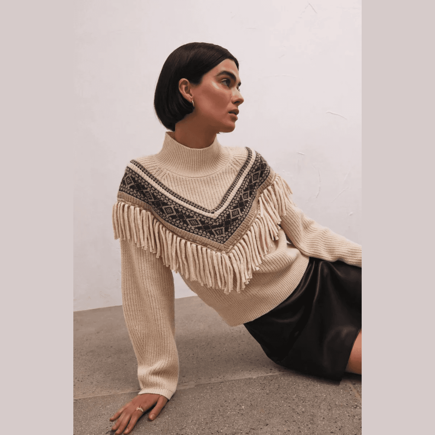 Z Supply North Fringe Sweater in Stone - Jaunts Boutique 