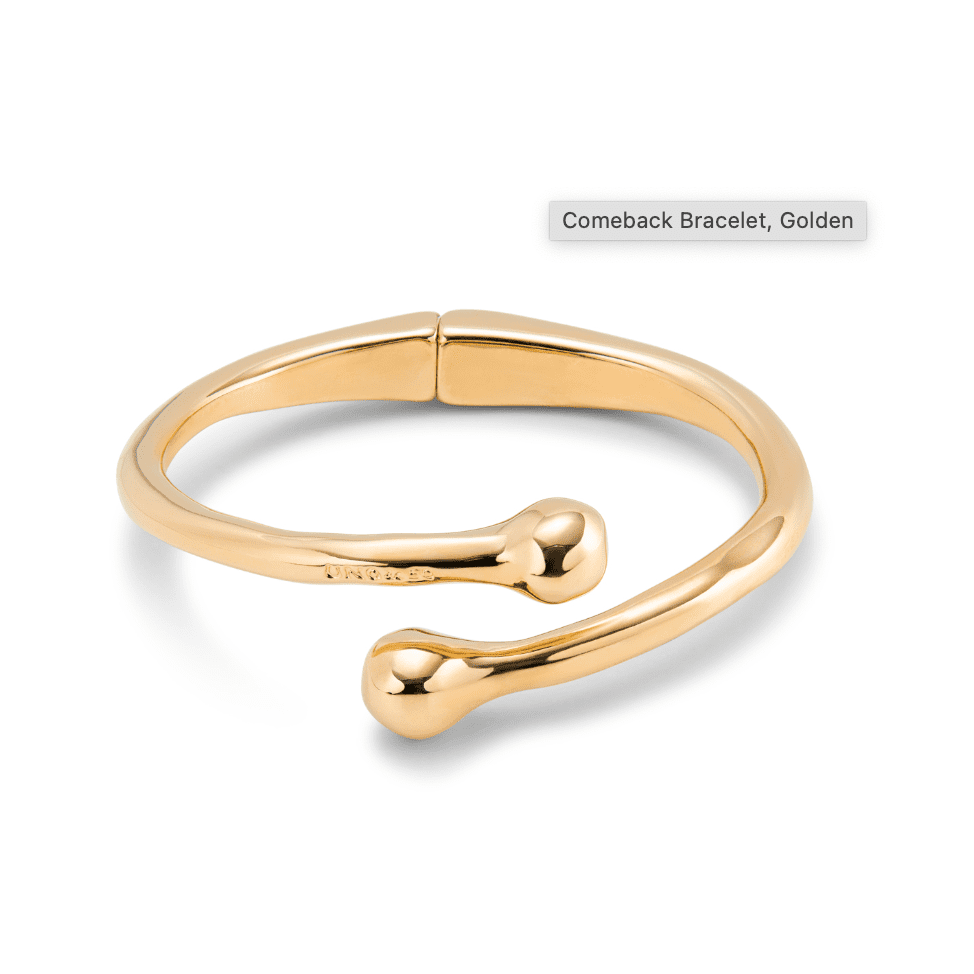 UNOde50 Comeback Bracelet in Gold - Jaunts Boutique 