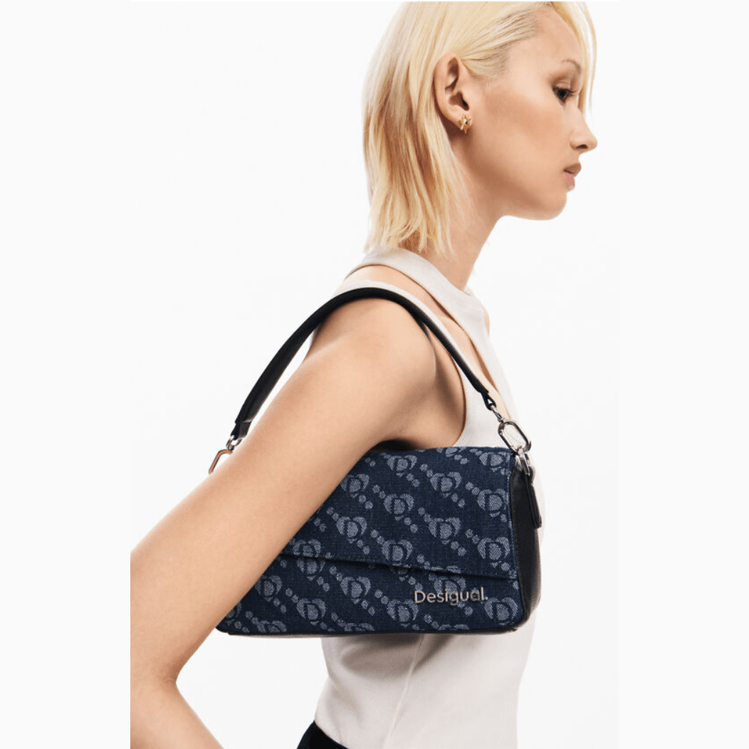 Bolso bandolera o de hombro Desigual Arco Phuket Denim en denim