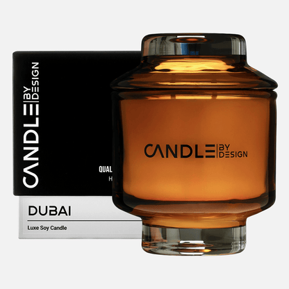 Candle By Design - Luxe Soy Candle 8 オンス ミラノ - ドバイ - カウアイ