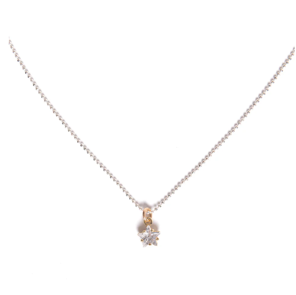 Verve Jewelry Astral 18k Gold Filled Crystal Star Necklace