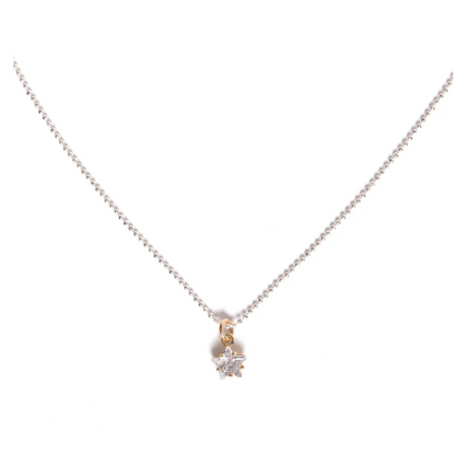 Verve Jewelry Astral 18k Gold Filled Crystal Star Necklace