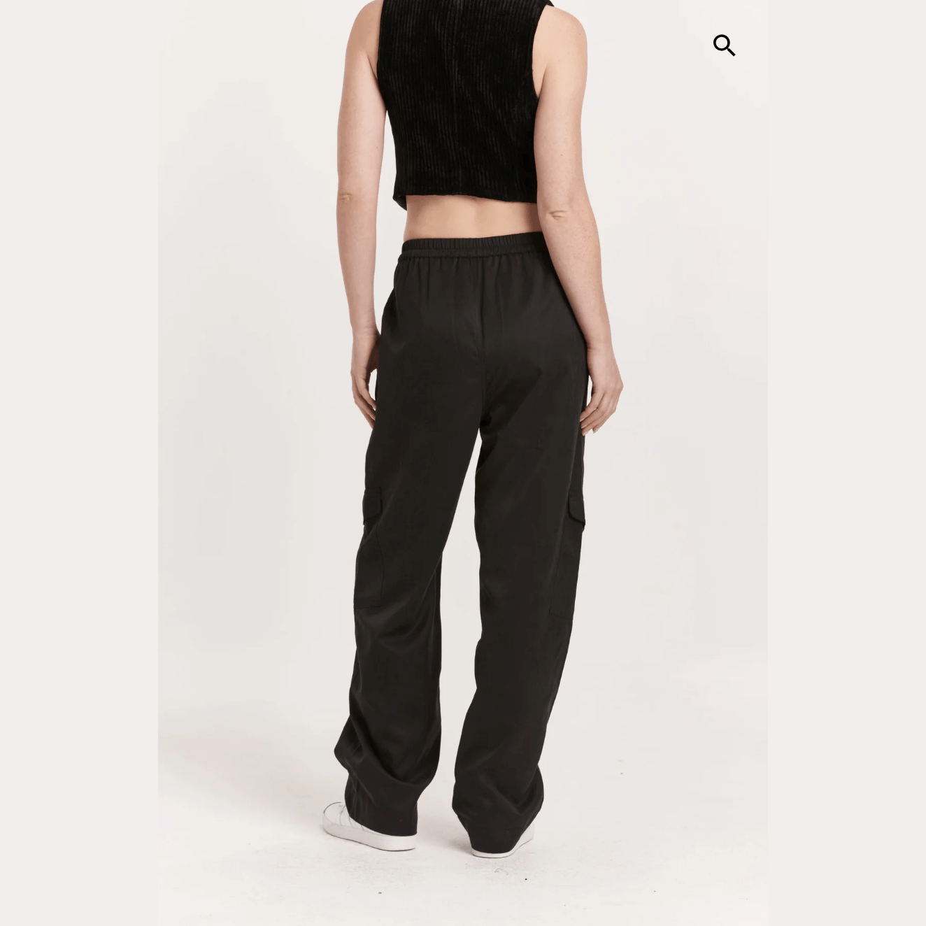 Pantalones cargo de Another Love Rhodes en color negro