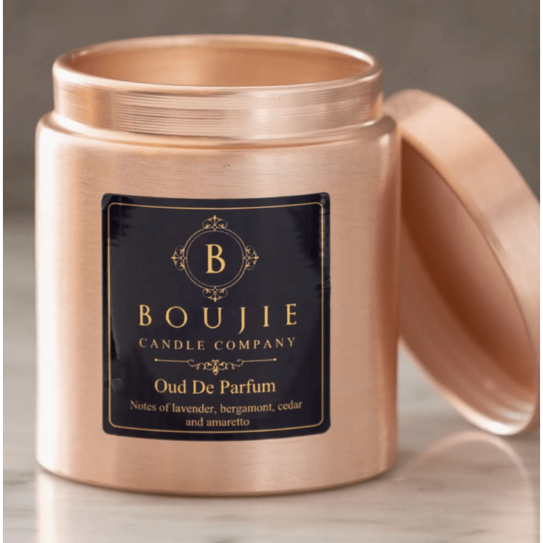 10 Oz Tin Vessel Candle -  Boujie Oud The Parfum