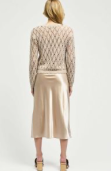 Chunky Pointelle Sweater & Cami Dress Set