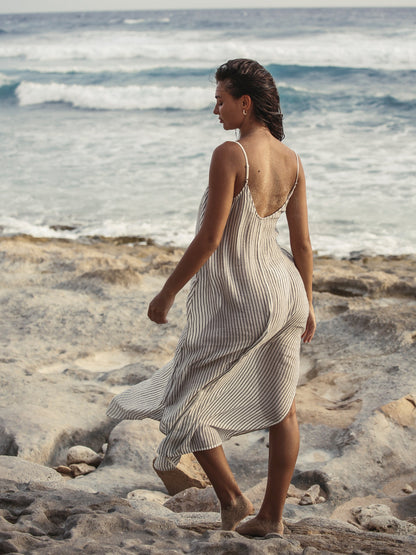 Yaz Dress - Black Stripes. Website exclusive · Ships direct!