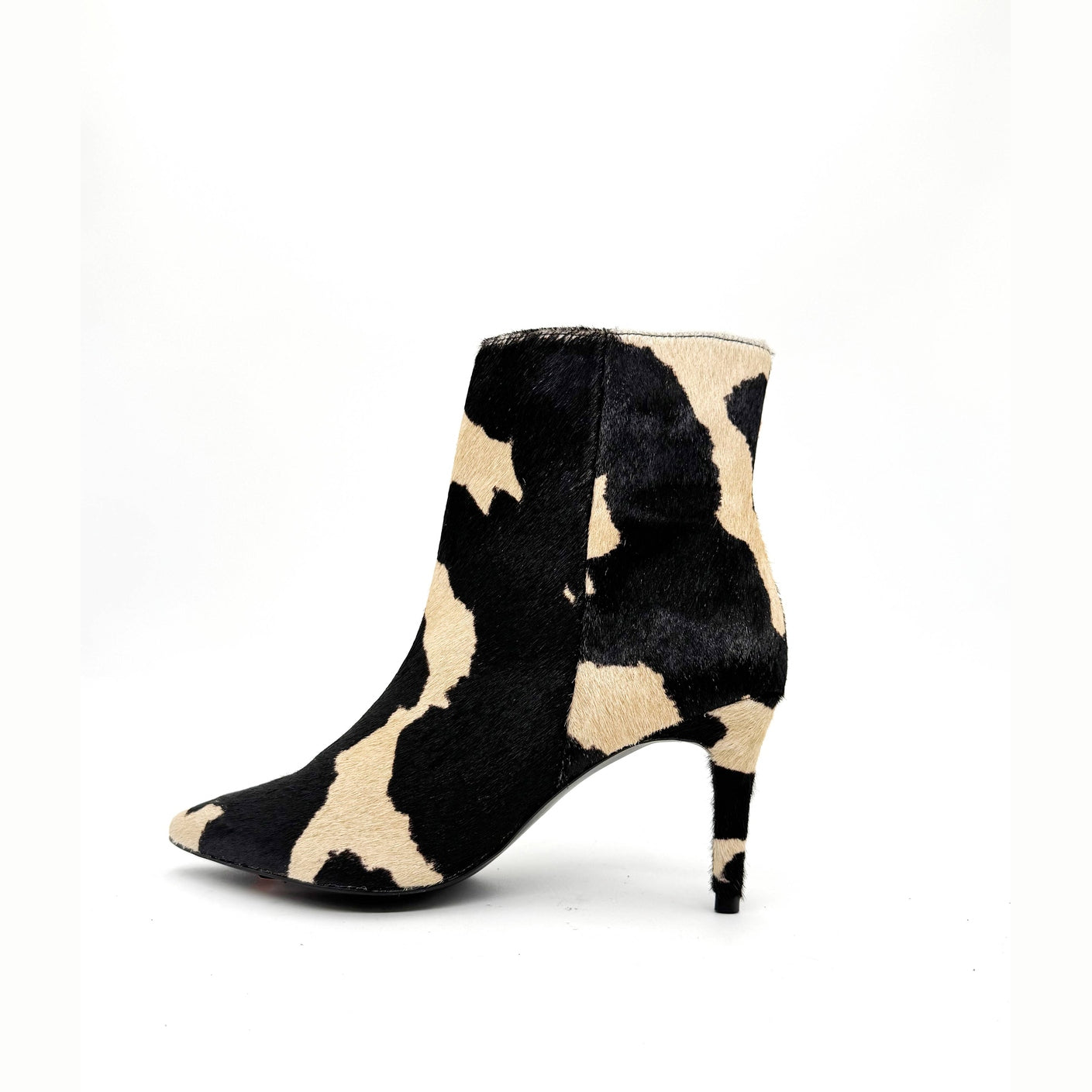 The Jennifer Statement Cow Print Boot – Luxe Collection - Jaunts Boutique 