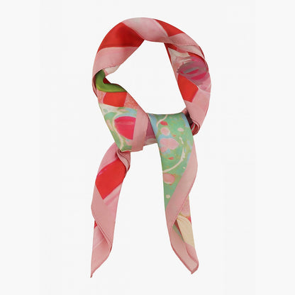 Floral Statement Square Scarf Multi Color