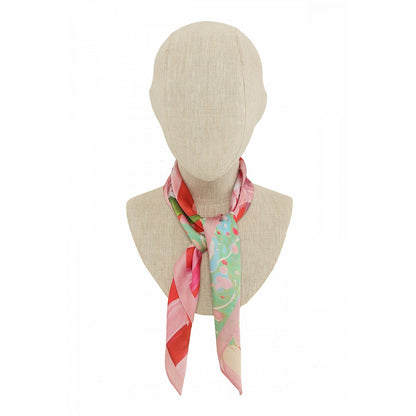 Floral Statement Square Scarf Multi Color