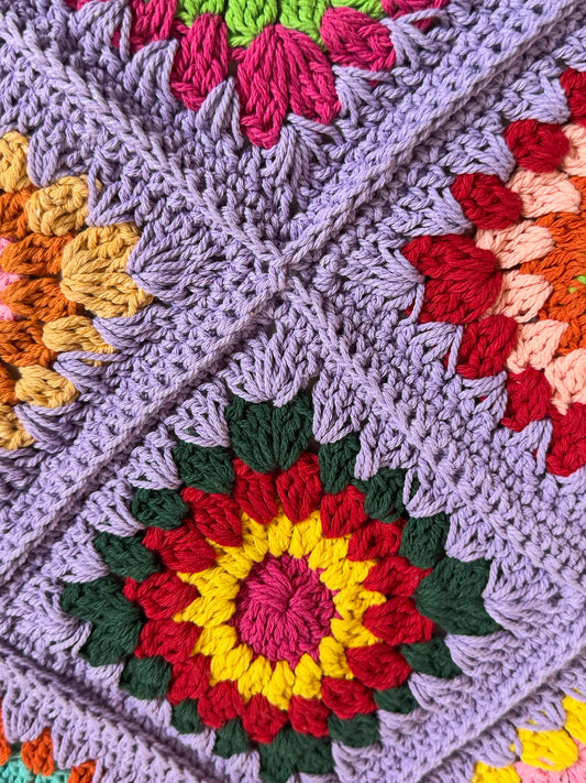 Multi Color Macrame Shoulder Bag