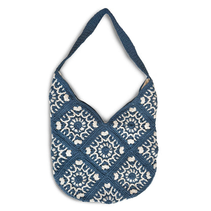 Ocean Blue Macrame Shoulder Bag