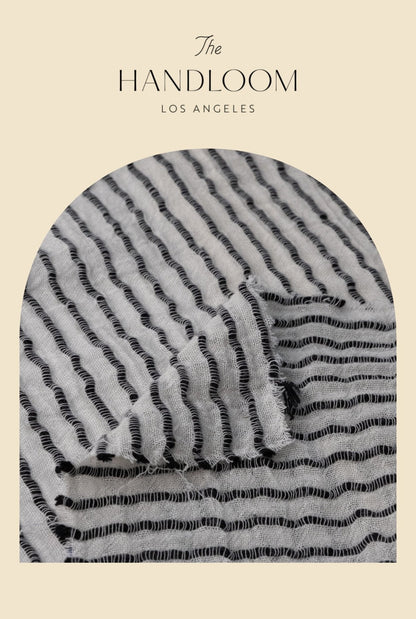 Sade Surplice Blouse - Black Stripes. Website exclusive · Ships direct!