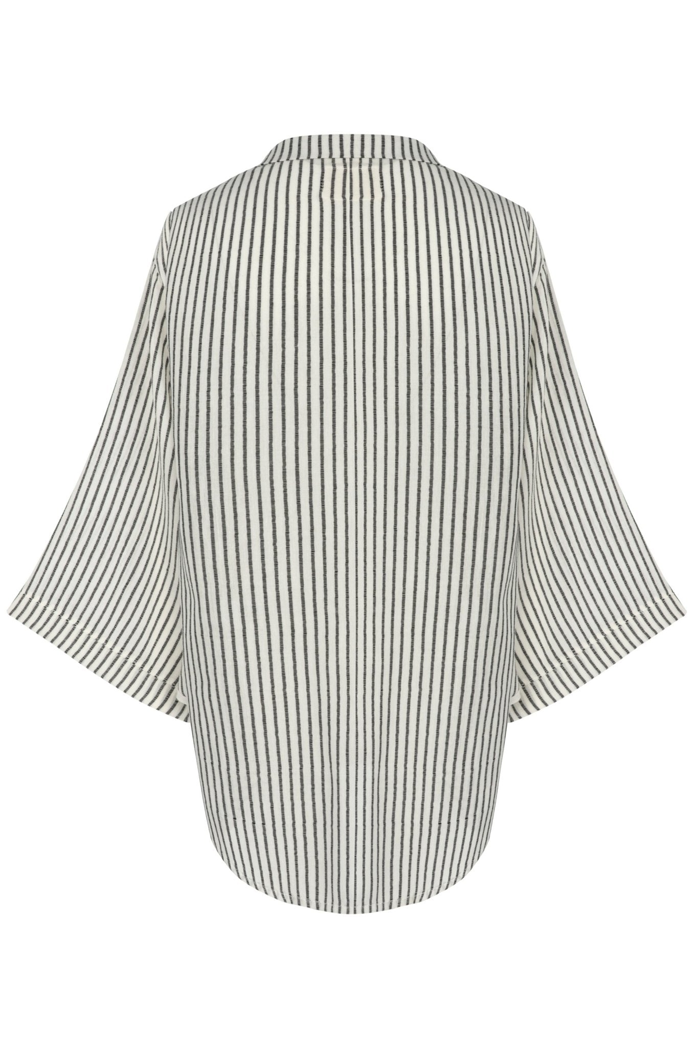 Sade Surplice Blouse - Black Stripes. Website exclusive · Ships direct!