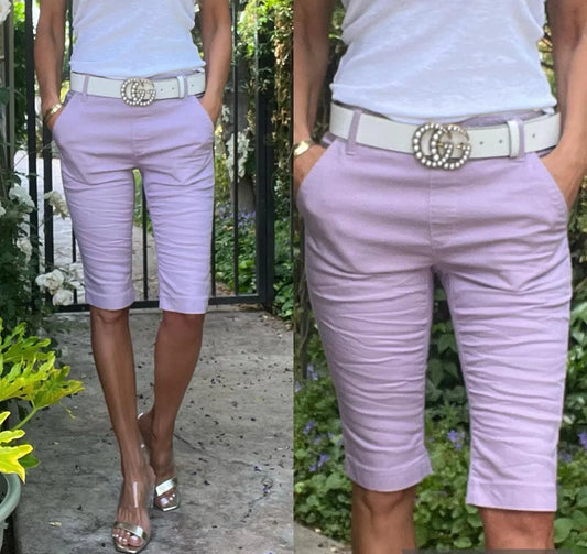 Bevy Flog LORA Lavender Bermuda Shorts